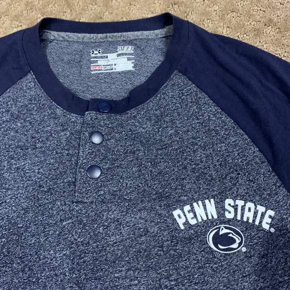 NWOT Penn State Under Armour Trademarked Henley Size Small Unisex - Picture 2 of 4